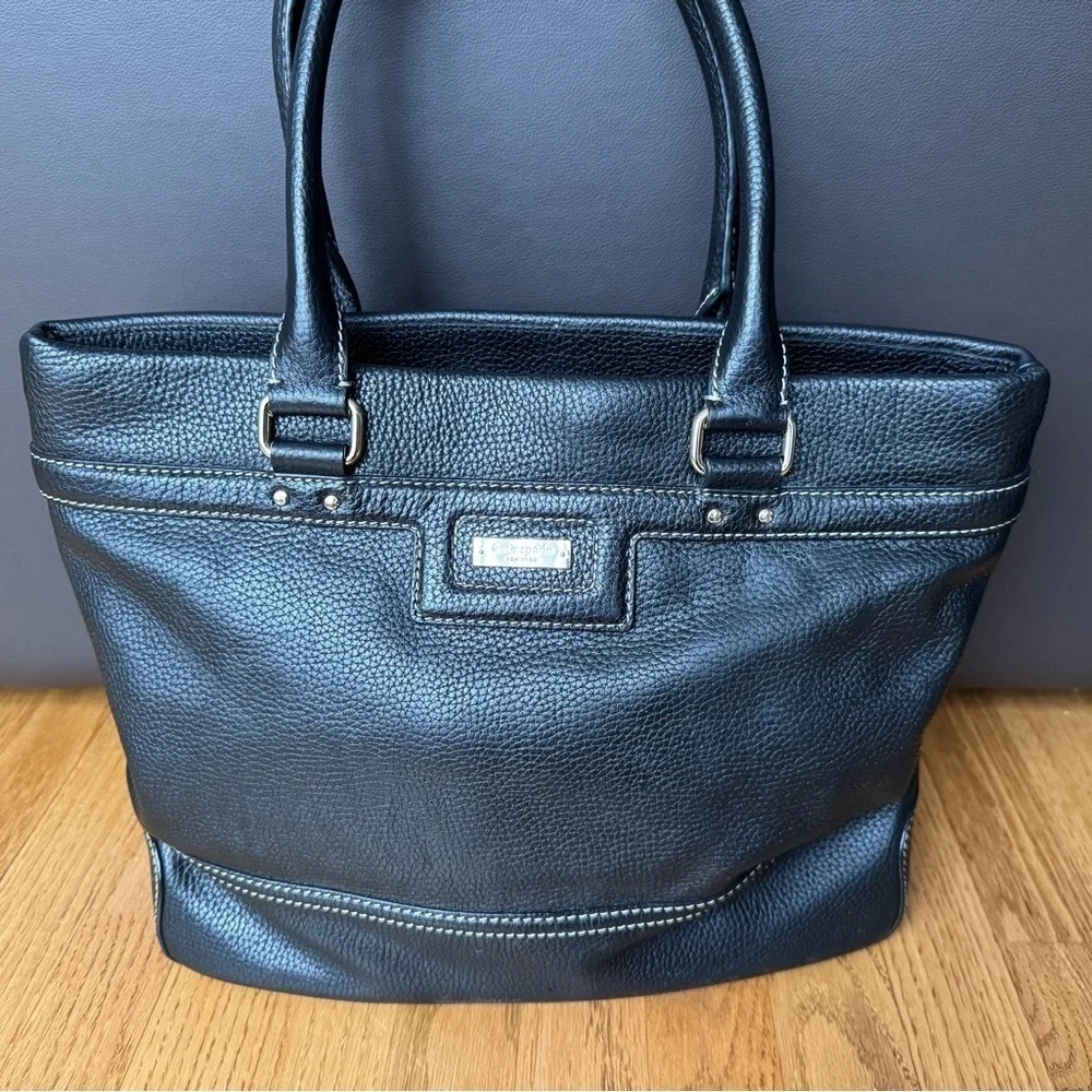 Kate Spade Black Leather Tote